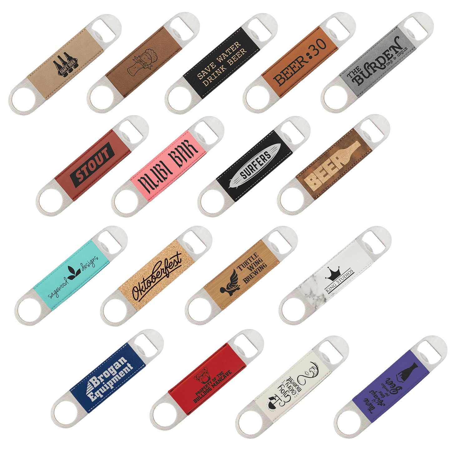 Custom Leatherette Bottle Opener