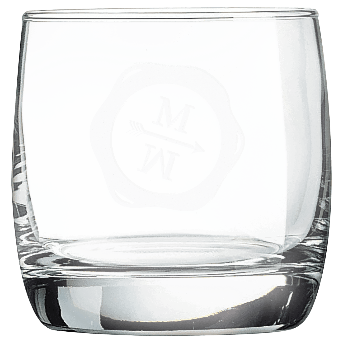 Custom 10oz round Rocks Whiskey Glass