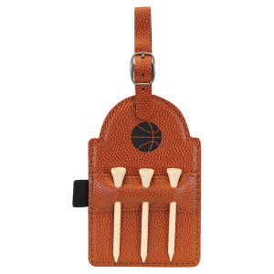 CUSTOM LEATHERETTE GOLF BAG TAGS 3 WOODEN TEES