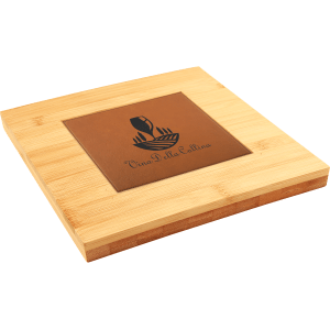CUSTOM UV PRINTED BAMBOO TRIVET