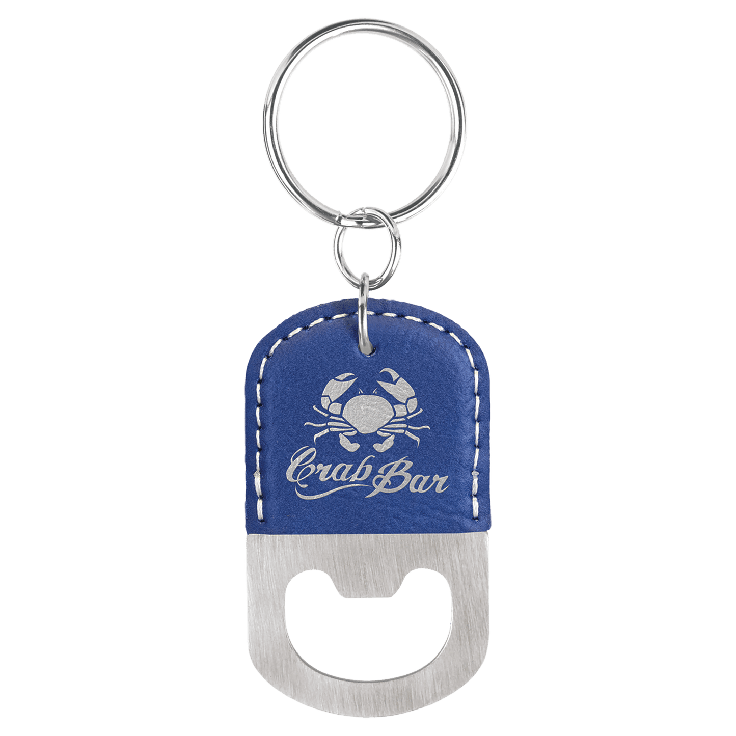 Custom Leatherette Key Chain Bottle Openers