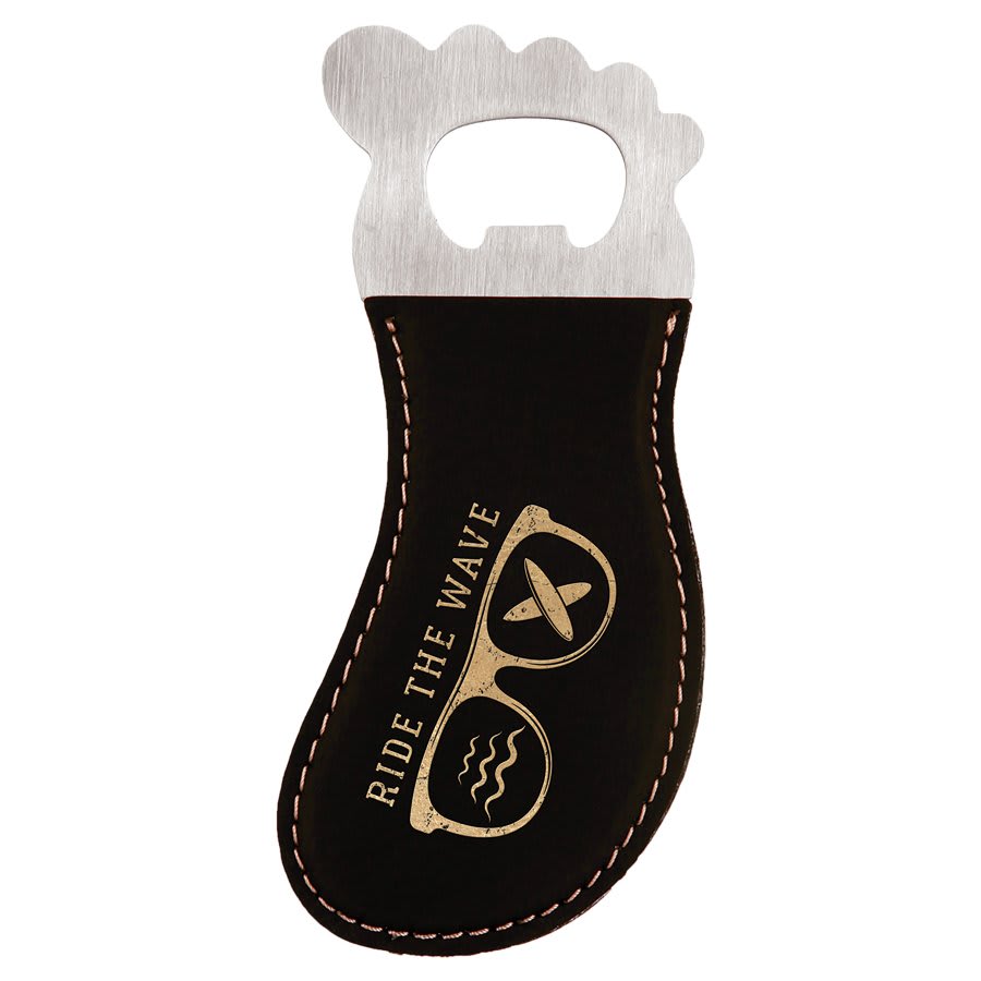 Custom Leatherette Key Chain Bottle Openers