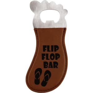 Custom Leatherette Key Chain Bottle Openers
