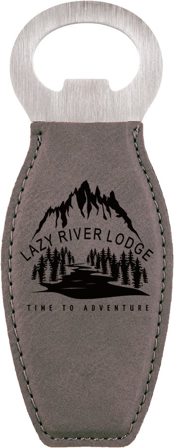 CUSTOM MAGNETIC LEATHERETTE BOTTLE OPENERS