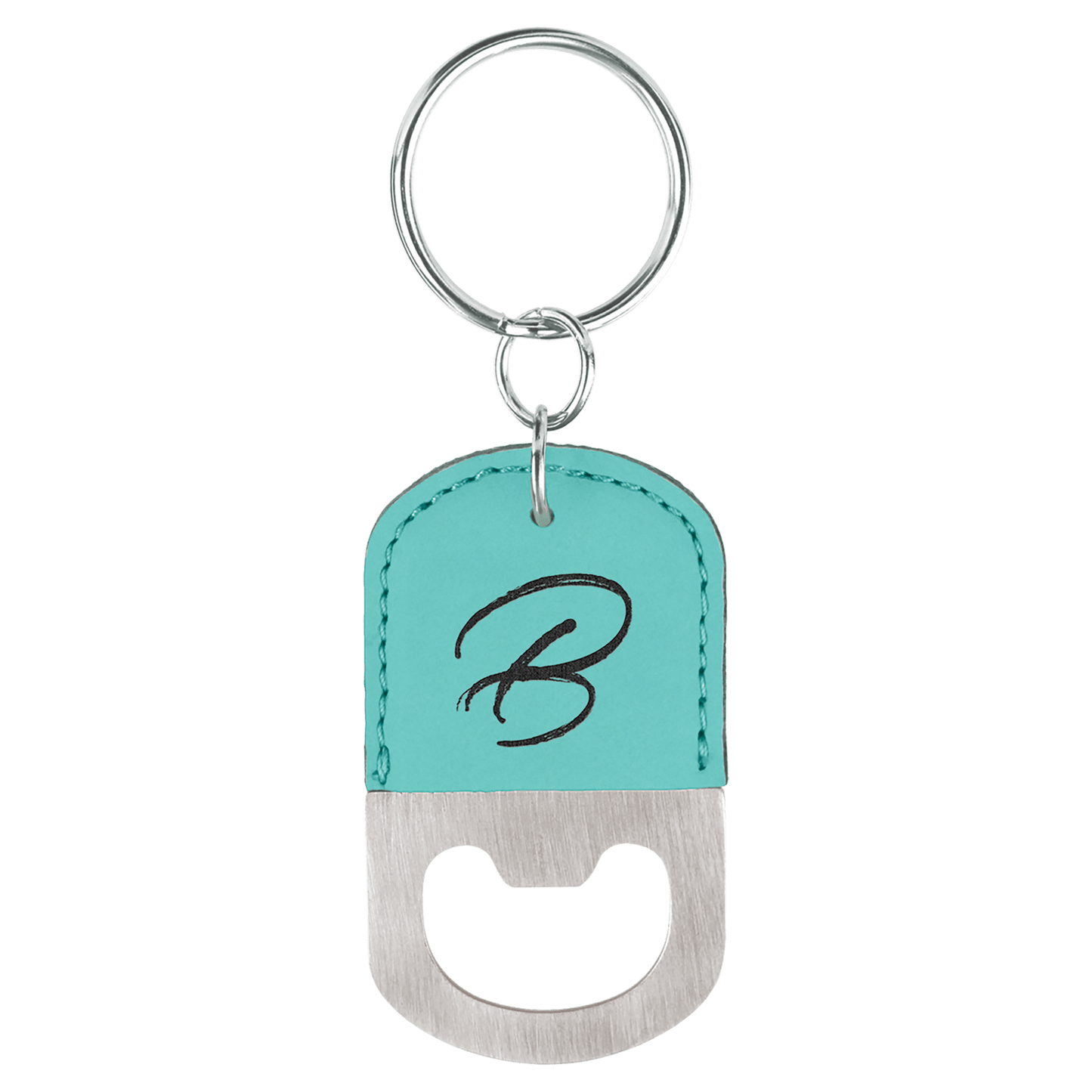 Custom Leatherette Key Chain Bottle Openers