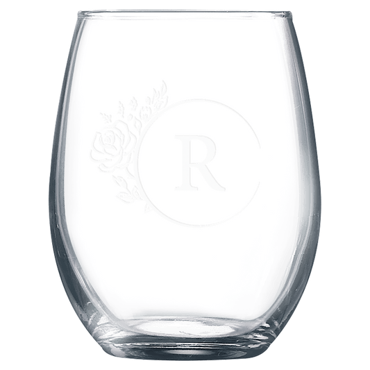 Custom Stemless Wine Glasses - Choose you Size!