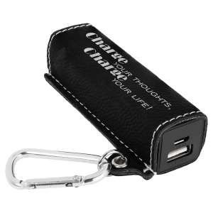 CUSTOM LEATHERETTE 2200 USB-C CHARGER