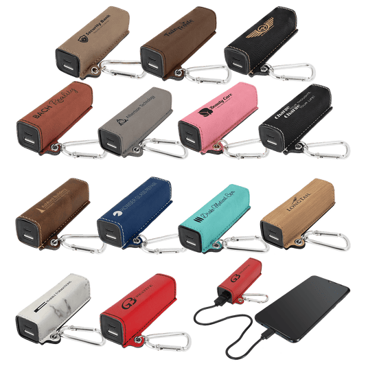 CUSTOM LEATHERETTE 2200 USB-C CHARGER