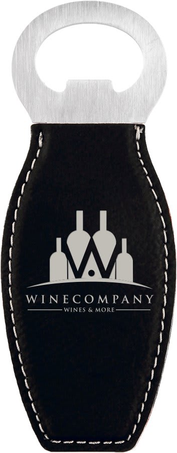 CUSTOM MAGNETIC LEATHERETTE BOTTLE OPENERS