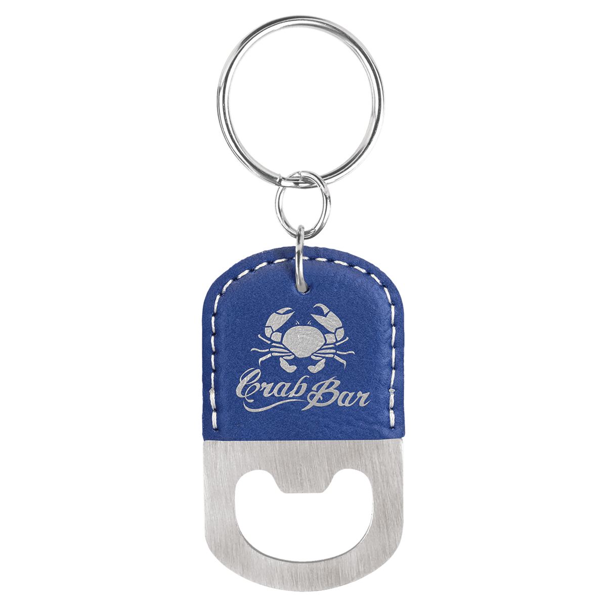 Custom Leatherette Key Chain Bottle Openers