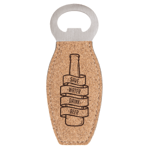 CUSTOM MAGNETIC LEATHERETTE BOTTLE OPENERS