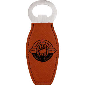 CUSTOM MAGNETIC LEATHERETTE BOTTLE OPENERS