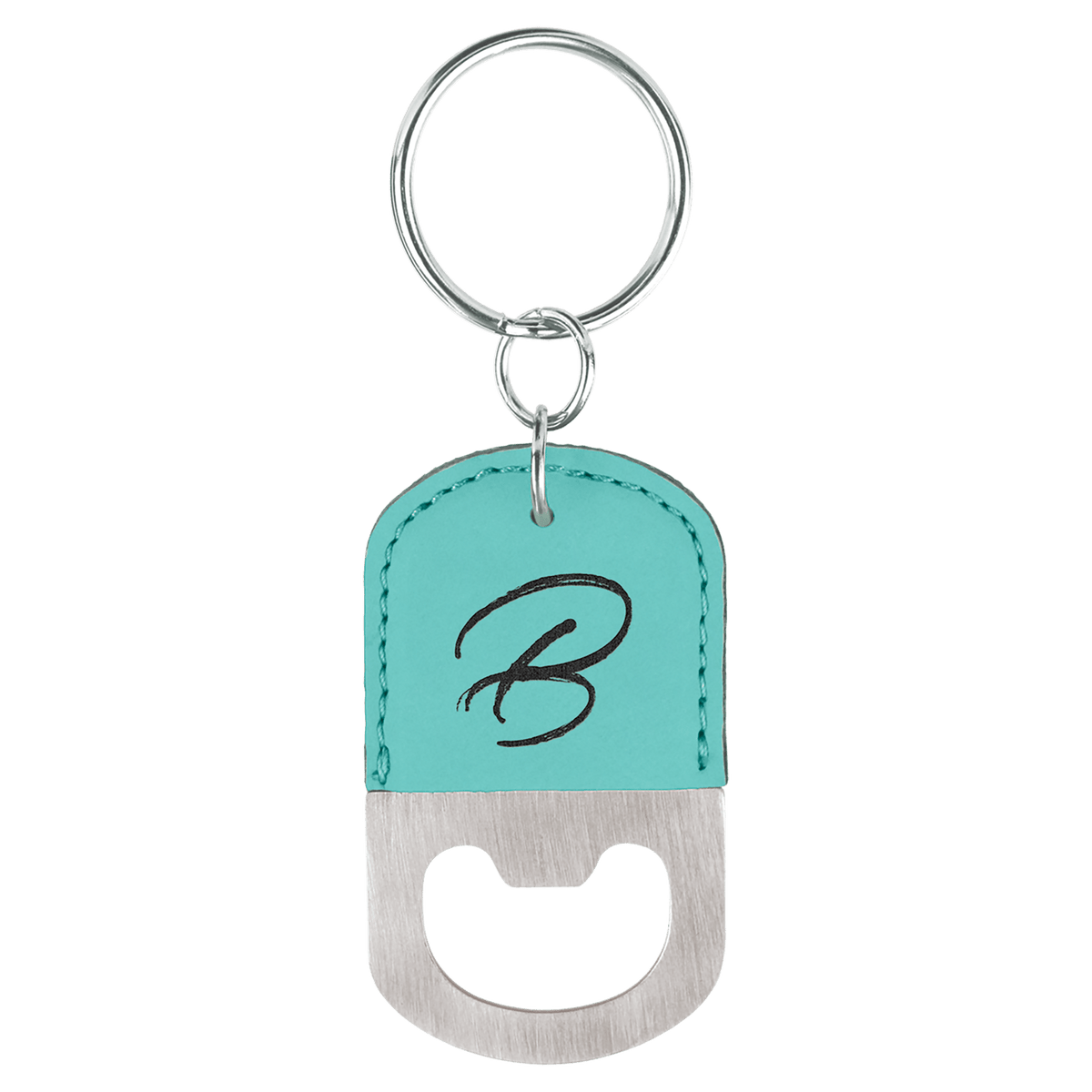 Custom Leatherette Key Chain Bottle Openers