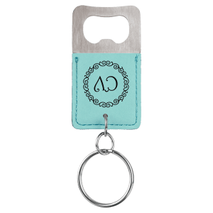 Custom Leatherette Key Chain Bottle Openers