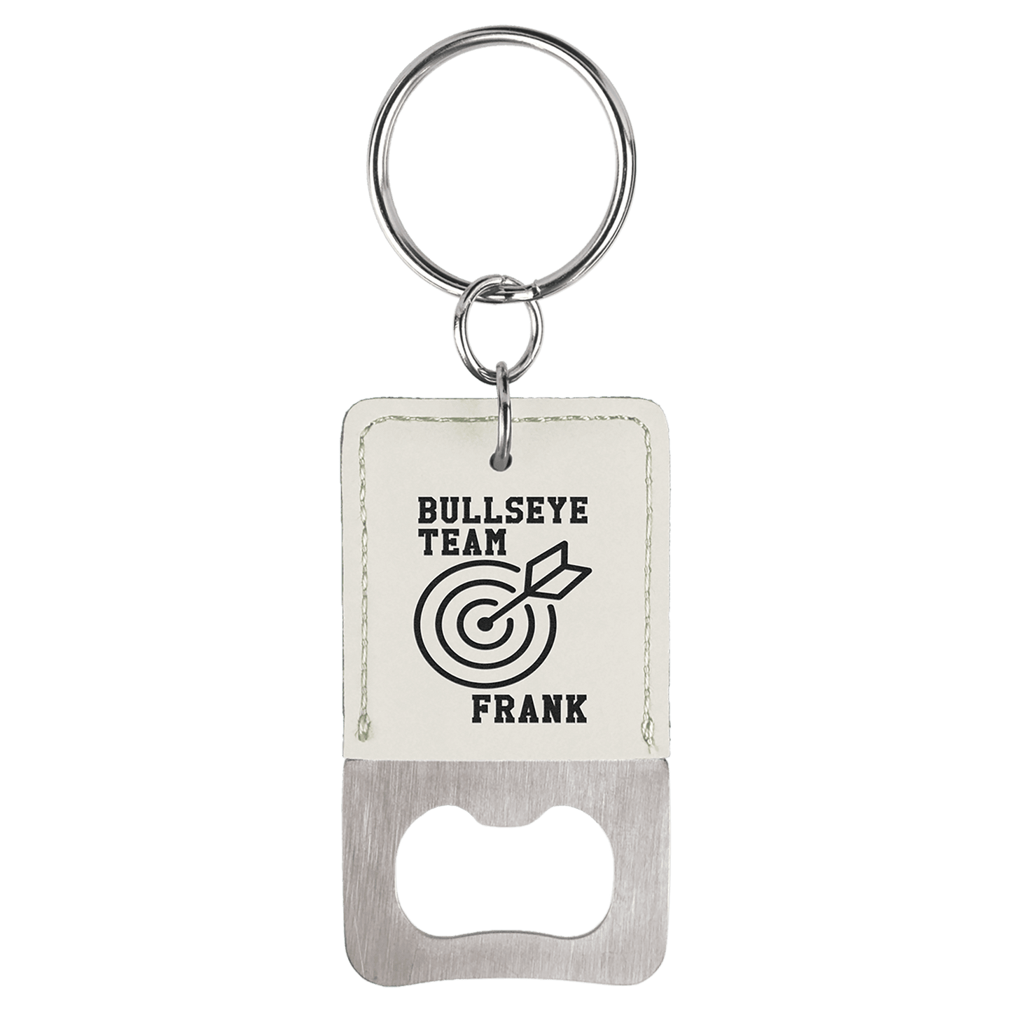Custom Leatherette Key Chain Bottle Openers